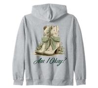 Am I Okay Boot Western Texas Cowgirl Coquette Bow Donne Ragazza Felpa con Cappuccio