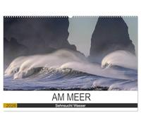 Am Meer. Sehnsucht Wasser (Wandkalender 2026 DIN A2 quer), CALVENDO Monatskalender: Das Meer macht Menschen glücklich!