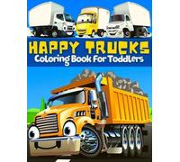 Am Publishing Press Trucks Coloring Book For Toddlers (Tascabile)
