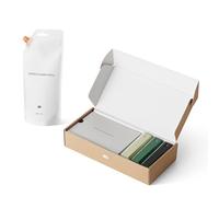 am Set di Pulitori per Schermo, Confezione da 3 da 200 ml Ricarica - per Display All-in-One per Auto, Smartphone, Tablet - Kit di Pulizia per Telefoni con Panni e Spray per Pulizia (Verde)