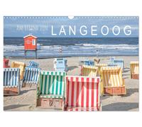 Am Strand von Langeoog (Wandkalender 2027 DIN A3 quer), CALVENDO Monatskalender
