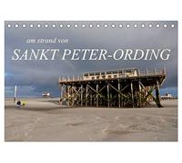 am strand von SANKT PETER-ORDING (Tischkalender 2026 DIN A5 quer), CALVENDO Monatskalender: Ruhig bis rau - Impressionen von der Waterkant