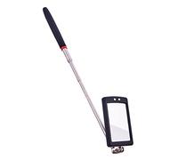 Am-Tech S2305 - Specchietto con asta telescopica e illuminazione (2 LED)