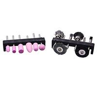 Am-Tech - Set di frese per lucidare, 12 pezzi