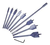 Am-Tech - Set di mecchie per legno con prolunga, 30,5 cm