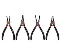 Am-Tech W5890 4pc Set di PINZE da 7"PRO CIRCLIP, Rosso-Nero-Argento - NUOVO