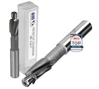 AM-Zerspanungstechnik Svasatore piatto HSS DIN 373, medio, M4, in metallo, professionale, svasatore per legno, metallo, acciaio inox, plastica, punta a svasatura, per legno, svasatore piatto, M4, foro