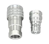 AM102420 Accoppiatore idraulico Quick Connect AM102487 compatibile con John Deere Compact Utility Tractor 2025R 2305 2320 2520 cingolato Dozer 450J 450K 550H Crawler Bulldozer 750C 850C