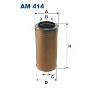 Filtro aria Cartuccia filtro AM 414 FILTRON per VW RENAULT TRUCKS MAN IVECO DAF