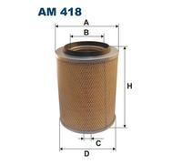 AM418 Filtro aria Filtron