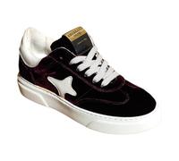 AMA BRAND Deluxe, Slice, Luxury Sneaker, Scarpe Moda Fashion (Viola Scuro/Bianco, Sistema Taglie Calzature EU, Adulto, Numero, Media, 40)