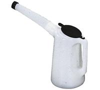 Ama Brocca in Polietilene per Travaso da 5L con Coperchio - Ideale per Oli, Benzine, Diesel, Antigelo e Prodotti Chimici, Corpo HDPE con Beccuccio Flessibile e Graduazioni Laterali_x000D_