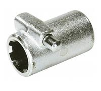 BUSSOLA SCANALATA 1"3/8 Z6 L=130MM MANICOTTO FEMMINA CARDANO PRESA DI FORZA