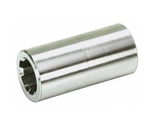 Ama Bussola Scanalata Ø 38 mm con Profilo Interno 21x25x5 mm e Lunghezza 60 mm - Compatibile con Prese di Forza per Agricoltura, Normativa UNI 221-21