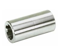 Ama Bussola Scanalata Liscia per Prese di Forza - Diametro Esterno 35 mm, Lunghezza 45 mm, Profilo Interno 25x22 DIN 5482 con 14 Cave, Made in Italy