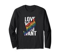 AMA Chi Vuoi LGBTQ Maglia a Manica