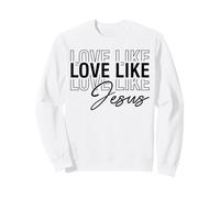 AMA Come Gesù Cristiani Uomini e Donne grati grati grati Felpa