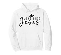 AMA Come Gesù Cristiani Uomini e Donne grati grati grati Felpa con Cappuccio