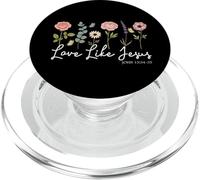 Ama come Gesù Fede floreale vintage delle Scritture bibliche PopSockets PopGrip per MagSafe