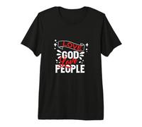 AMA Dio AMA Le Persone - Cristiano Dio Fede Speranza - Script Maglietta Premium