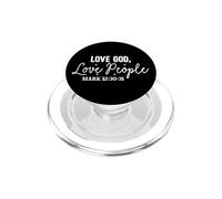 Ama Dio, Ama le Persone - Messaggio Spirituale PopSockets PopGrip per MagSafe