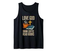 Ama Dio Bevi Caffè Leggi Libri Christian Reader Canotta