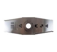 Ama Lama dentata per decespugliatore 255 mm 2 denti seghettati foro 25,4 mm spessore 3 mm