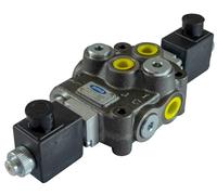 Ama Distributore Elettrico 1 Sezione 3/8 Basic - Idraulico Oleodinamico 40 l/min 12 VDC per Agricoltura