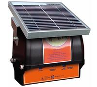 Ama Elettrificatore Ranch S250 a pannello solare - Ideale per recinti di cavalli e bestiame, dotato di batteria ricaricabile e resistente agli agenti atmosferici, Made in Spain