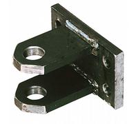 AMA Gancio di Traino Fisso per Rimorchi Non Omologato, Facile Montaggio, Massima Durabilità per Uso Agricolo, Lunghezza 100 mm, Peso 4,05 kg, Made in Italy