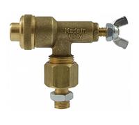 Ama Getto a farfalla con ugello: Getto per irrorazione con attacco 1/4"", Ugello in ceramica