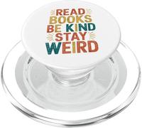 Ama i libri Scegli la gentilezza Rimani strano PopSockets PopGrip per MagSafe