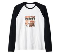 AMA i Tuoi Anziani Maglia con Maniche Raglan