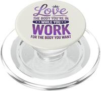 Ama il corpo che sei nella motivazione del fitness PopSockets PopGrip per MagSafe