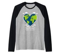 AMA Il Nostro Pianeta Consapevolezza del Cambiamento climatico Giornata della Maglia con Maniche Raglan