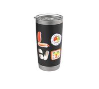 Ama il sushi e la cucina giapponese del sashimi Bicchiere termico in acciaio inox doppia parete