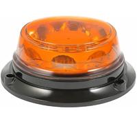 Ama Lampeggiante trattore: Lampeggiante a 8 LED, 12-24 V x 3 W, Flash a 4 funzioni, Base piana