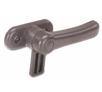 Ama Maniglia di Chiusura Finestrino Destra in Plastica per Trattore - Lunghezza 130 mm con Interasse di 60 mm, Made in Italy