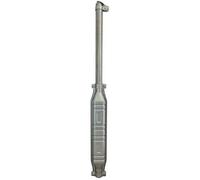AMA Marmitta a tubo con prolunga dritta per trattori Ø 45 H 1180 mm in acciaio al titanio rivestite in alluminio