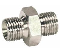 AMA - Raccordo di giunzione maschio/maschio 1/4" da avvitare, confezione da 5