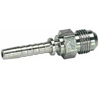 Ama - Raccordo Maschio JIC 74° - 7/16"-20 x 1/4", Confezione da 5