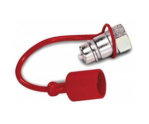 Ama Refluid, Tappo parapolvere rosso per innesti rapidi maschio da M1/2""