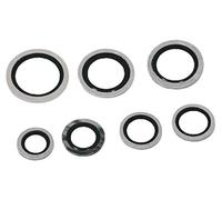 Ama - Rondelle incollate Bonded, 1/4", 13,3 mm, Confezione da 50