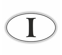 AMA SHOP Adesivo Sagomato Italia effetto vintage | Sticker per Casco,Moto, Camper,Barca| autoTuning |Console|
