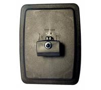 Ama Specchio retrovisore trattore 235x180 mm: Specchietto retrovisore per trattore adattabile a Fiat riferimento originale 5126233, Morsetto di attacco diametro 20 mm