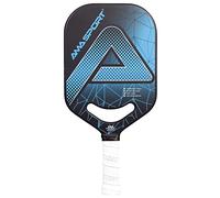 AMA SPORT - APB-PP001-C1B - Pala da pickleball Carbon Immersion - Nucleo da 20 mm - Max Spin - Texture in grafite - Gioco aggressivo e controllato