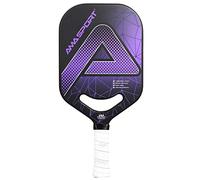 AMA SPORT - APB-PP001-C1P - Pala da pickleball Immersion PP001 - Carbonio - Nucleo da 20 mm - Max Spin - Texture in grafite - Gioco aggressivo e controllato
