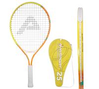 AMA SPORT - AT-X-Orange25-102C - Racchetta da tennis junior Arancione 25 pollici - Ergonomica - Per bambini di 9-12 anni - Principianti - Leggera e robusta