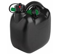 Ama Tanica Nera in Plastica da 5 L con Beccuccio Flessibile per Officina, Giardinaggio e Uso Forestale