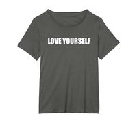 AMA Te Stesso Maglietta, Donna Plus-Size, Asfalto, 4X